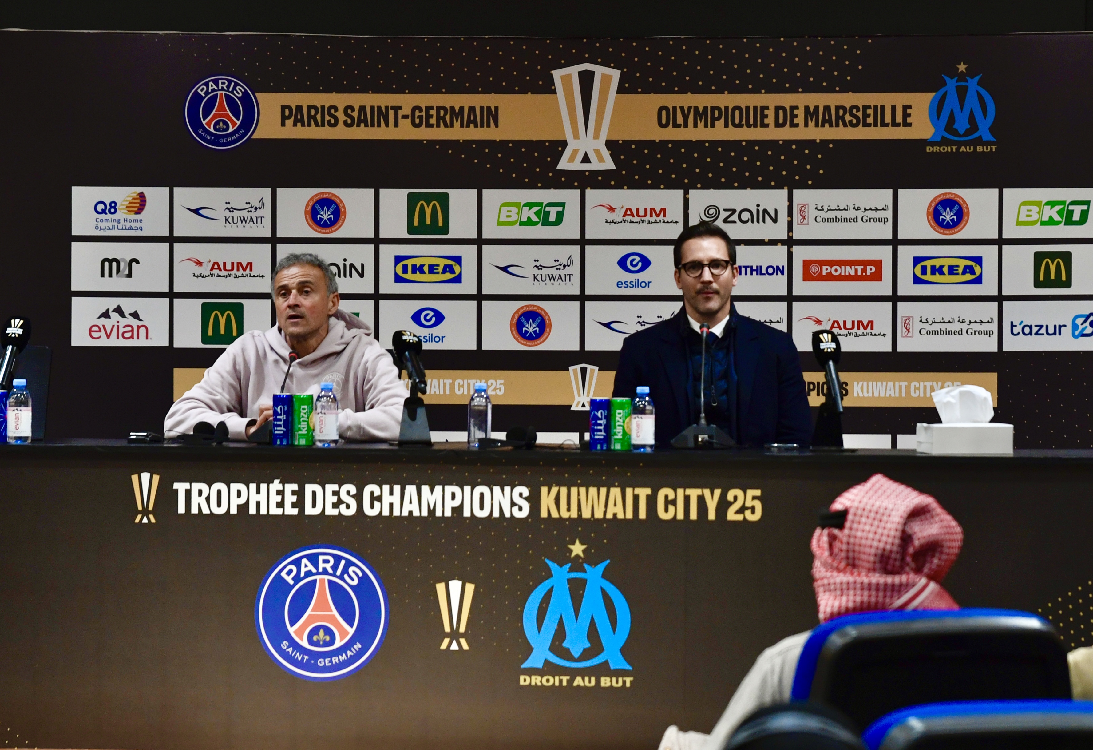 مدرب  (باريس سان جيرمان) لويس انريكي في المؤتمر الصحفي عقب المباراة
