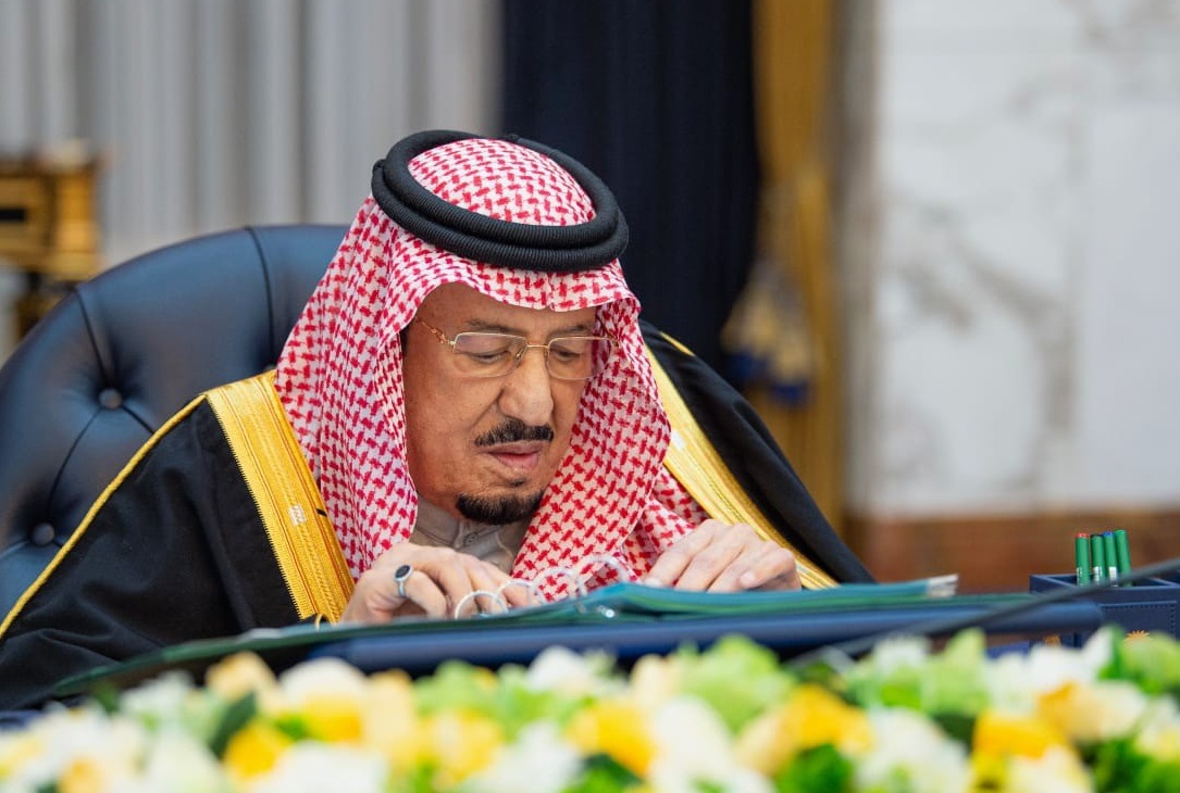خادم الحرمين الشريفين الملك سلمان بن عبدالعزيز يترأس اجتماع مجلس الوزراء السعودي