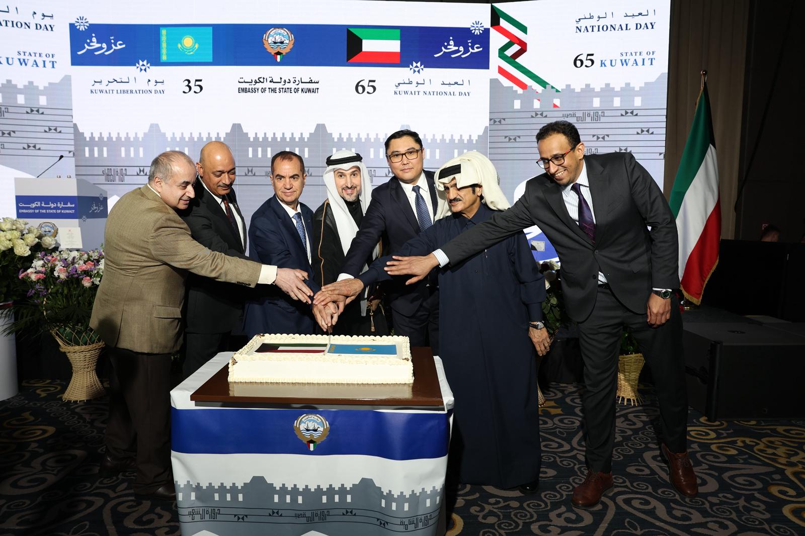 سفارة الكويت لدى كازاخستان تحتفل بالأعياد الوطنية