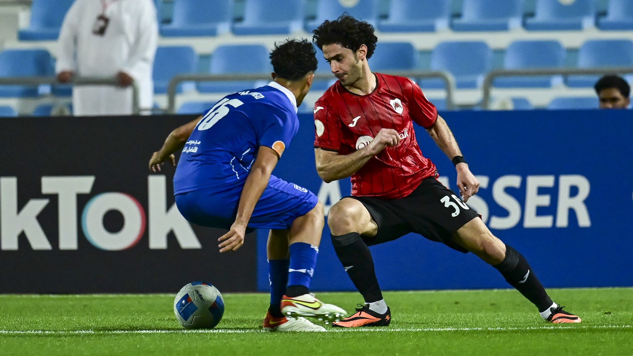 جانب من المباراة