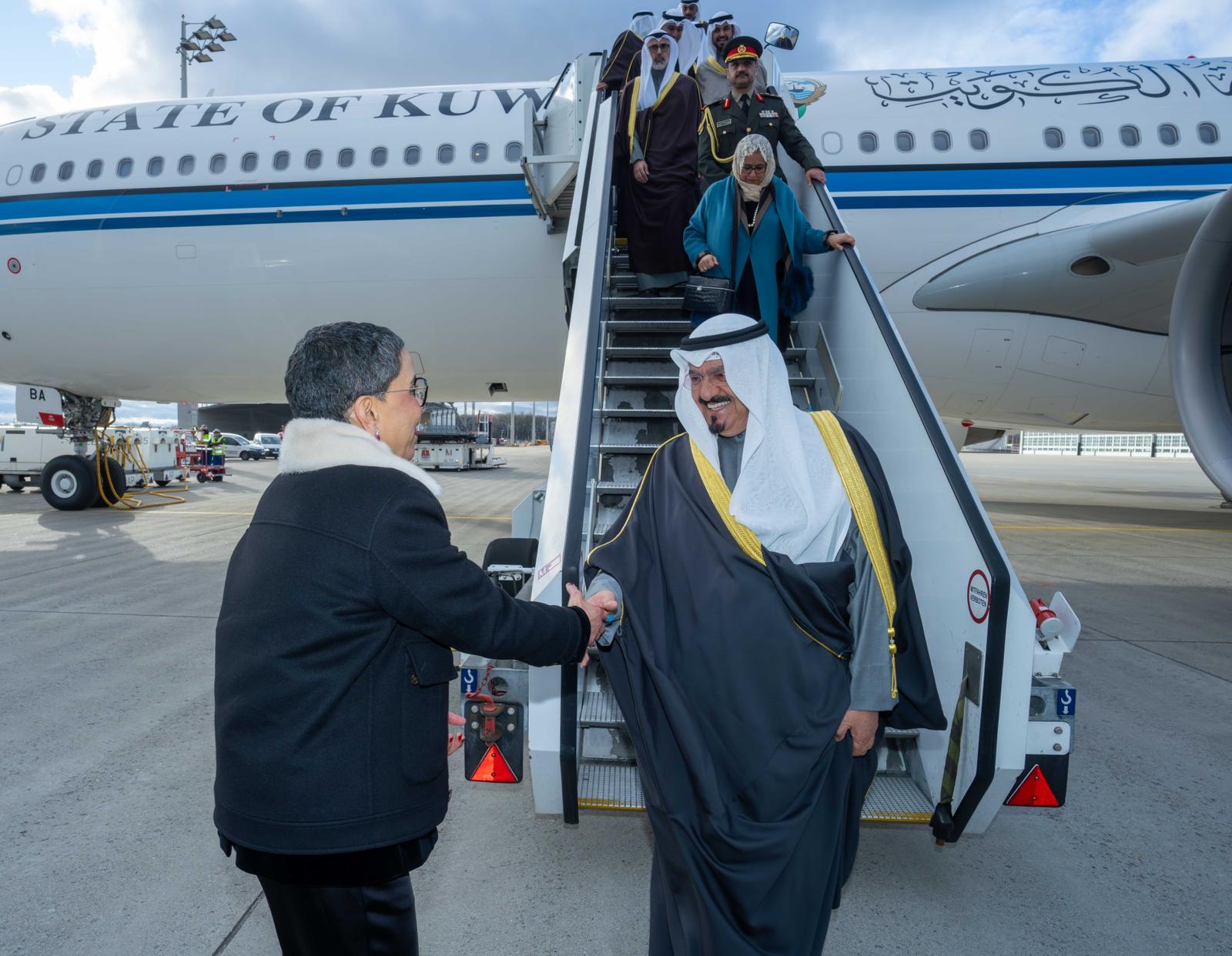 Kuwait Prime Minister Sheikh Ahmad Abdullah Al-Ahmad Al-Sabah arrives in Germany for 62nd Munich Security Conference