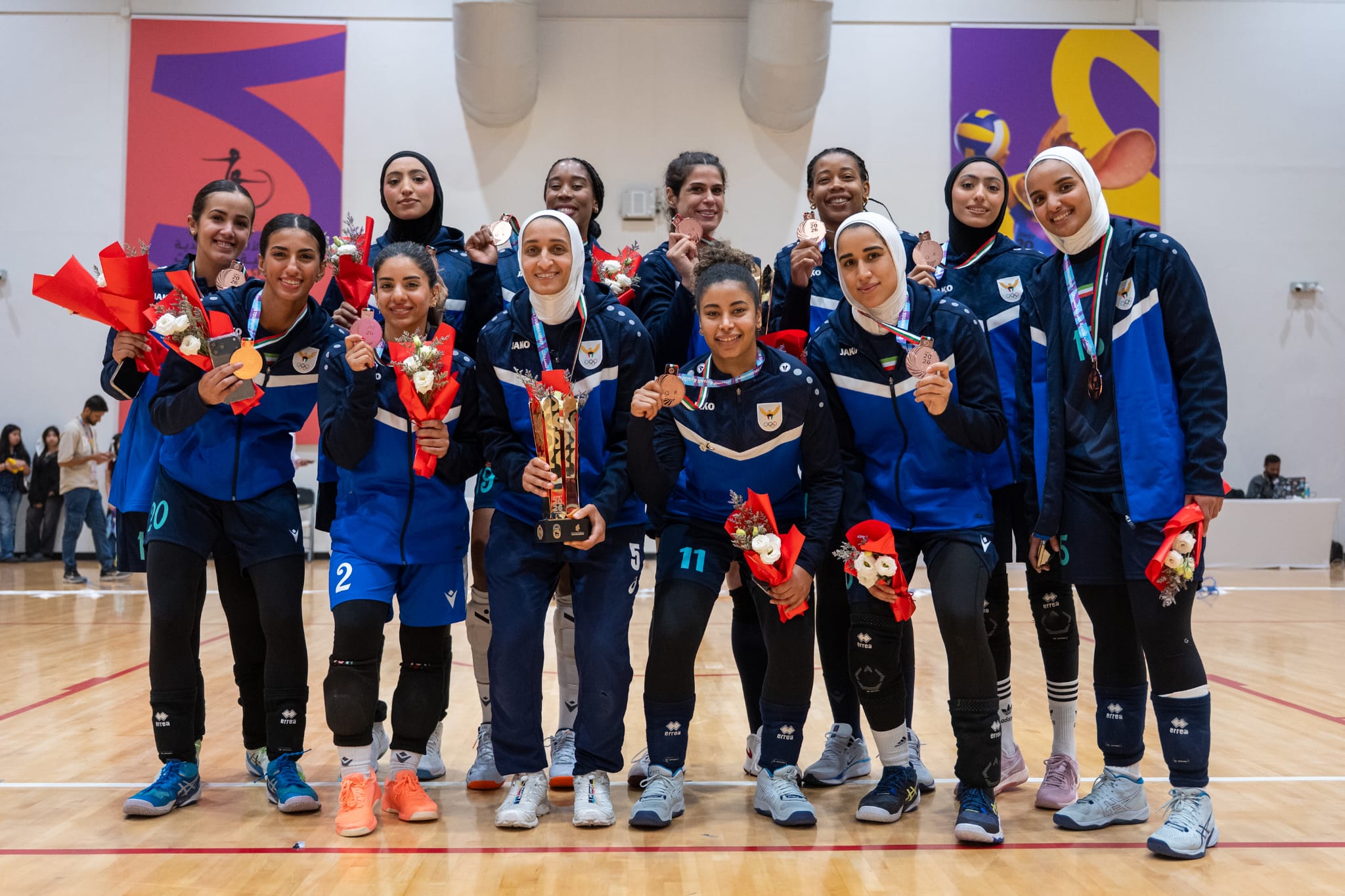 نادي الفتاة الكويتي يحرز الميدالية البرونزية في دورة الألعاب الثامنة للأندية العربية للسيدات بالشارقة