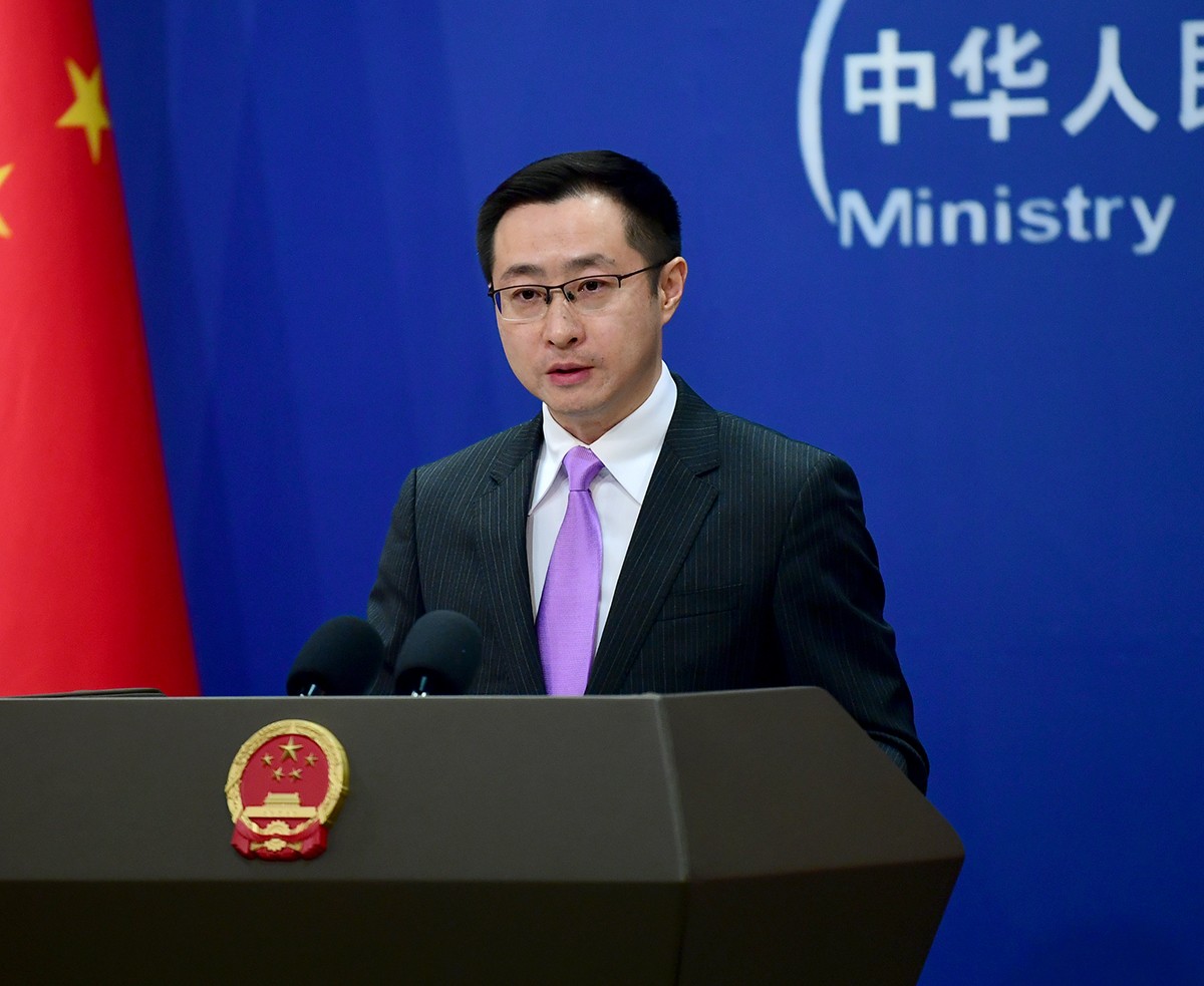 Le porte-parole du ministère chinois des Affaires étrangères, Lin Jian