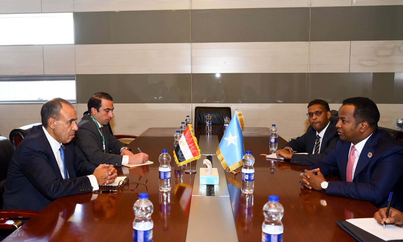 وزير الخارجية المصري ونظيره الصومالي
