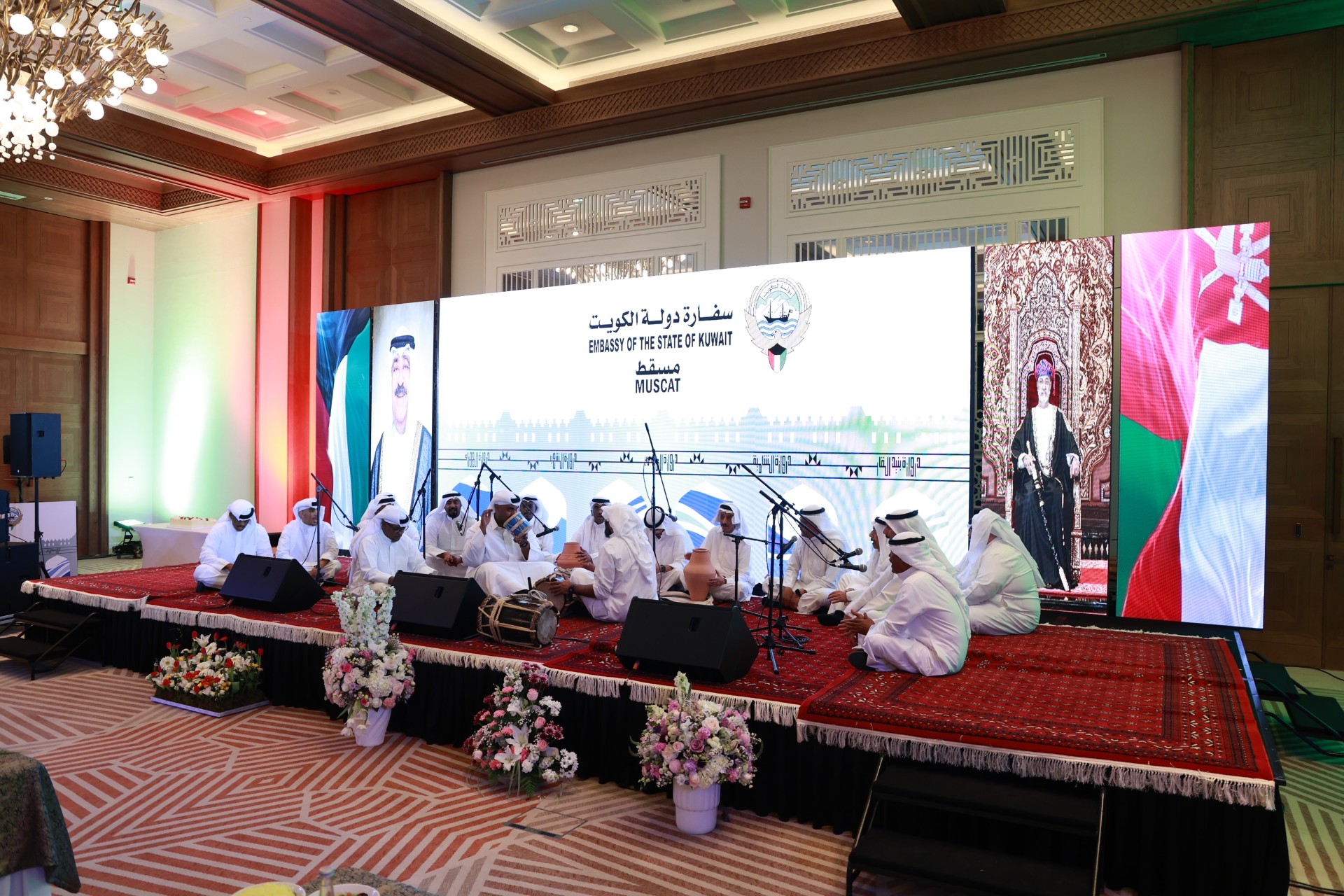 سفارة دولة الكويت لدى سلطنة عمان تحتفل بالعيد الوطني ال65 وذكرى يوم التحرير ال35