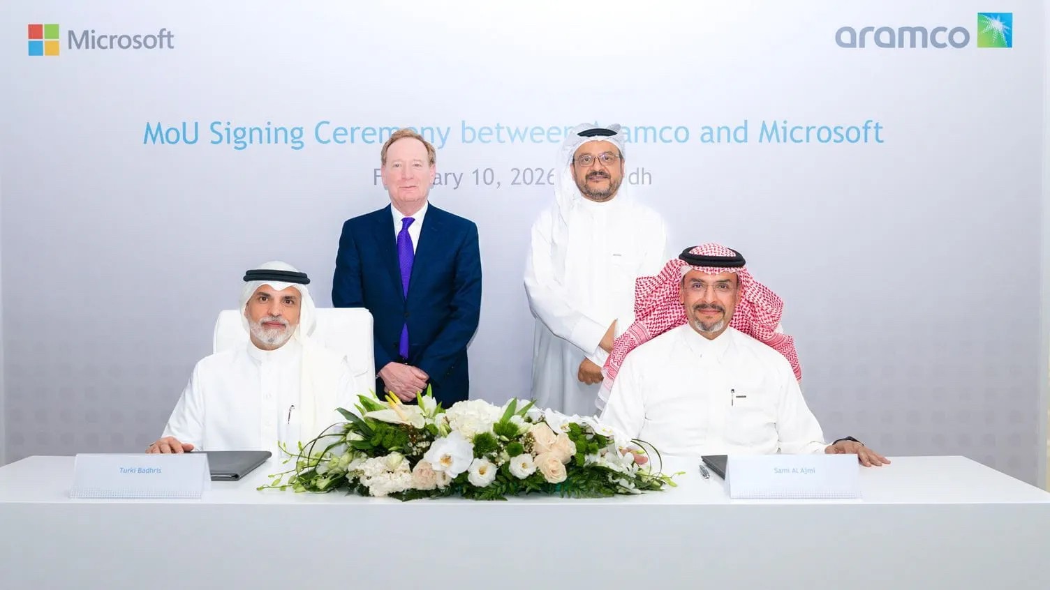 Saudi "Aramco", Microsoft signs non-binding AI memo
