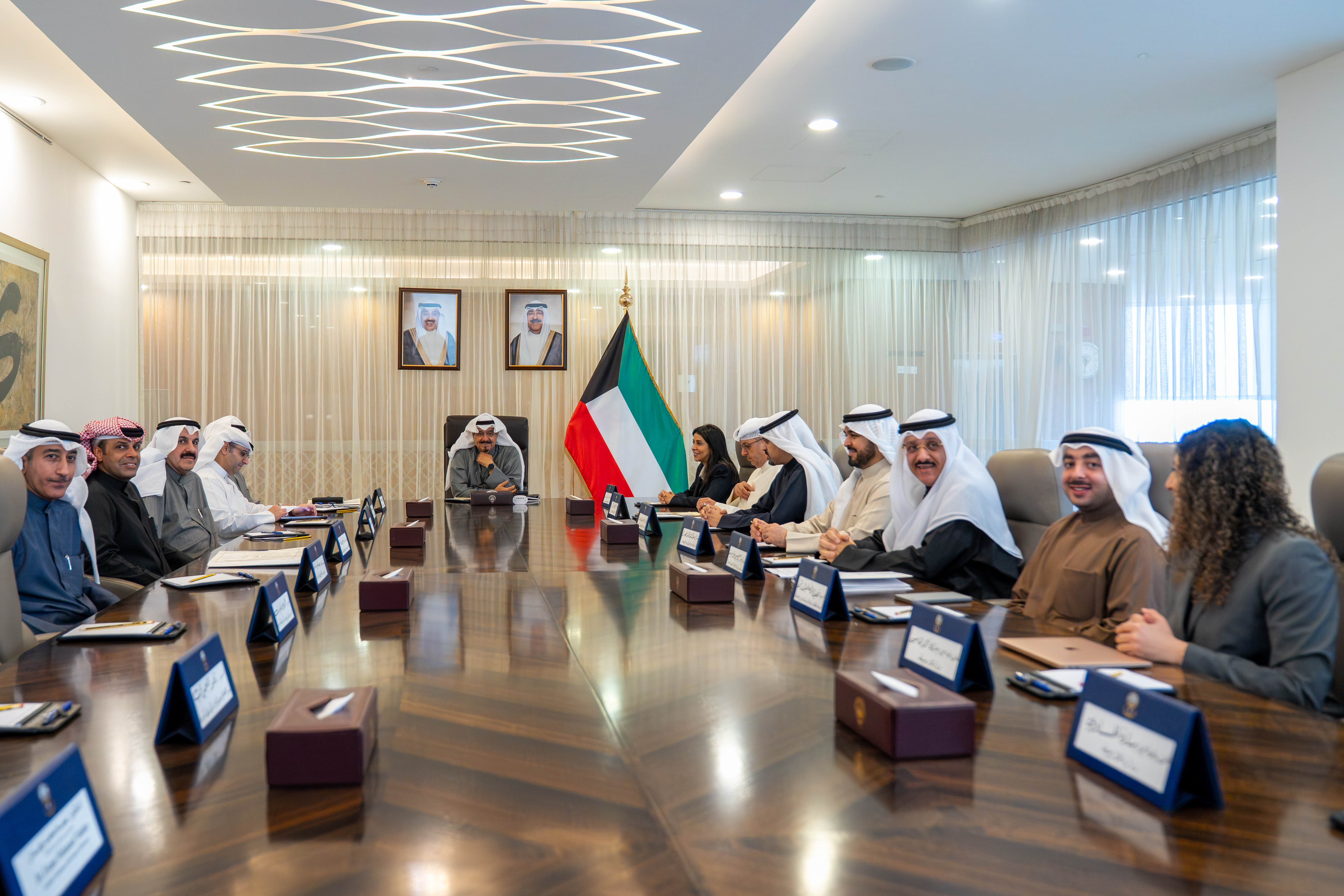 سمو الشيخ أحمد عبدالله الأحمد الصباح رئيس مجلس الوزراء يترأس اجتماع اللجنة الوزارية الـ47 لمتابعة تنفيذ المشاريع التنموية الكبرى في البلاد