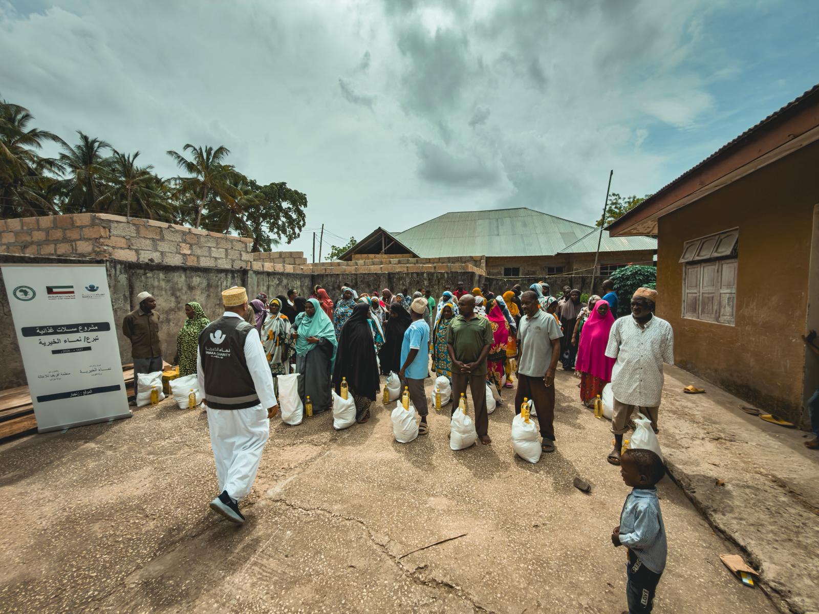Namaa Charity distributes help to families in Tanzania