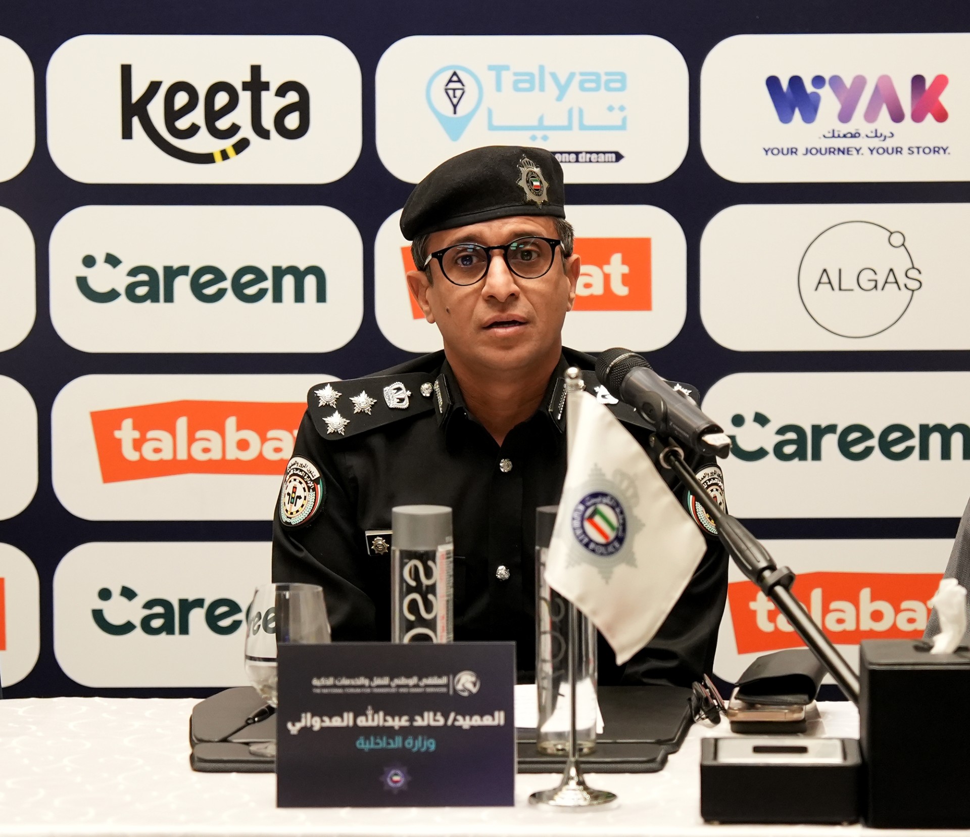 Assistant Director-General for Coordination and Education Affairs at the General Traffic Department Ministry of Interior Brigadier General Khaled Al-Adwani