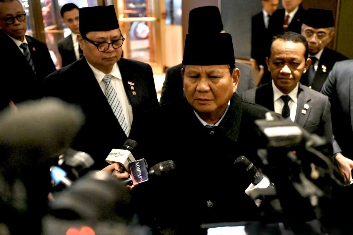 Le président indonésien Prabowo Subianto