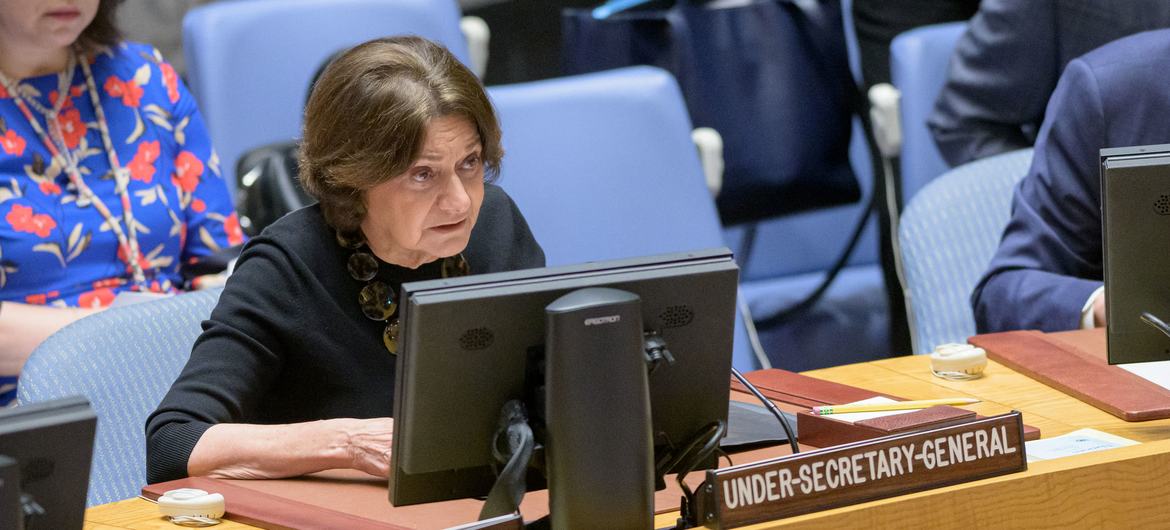 وكيلة الأمين العام للأمم المتحدة للشؤون السياسية وبناء السلام روز ماري ديكارلو