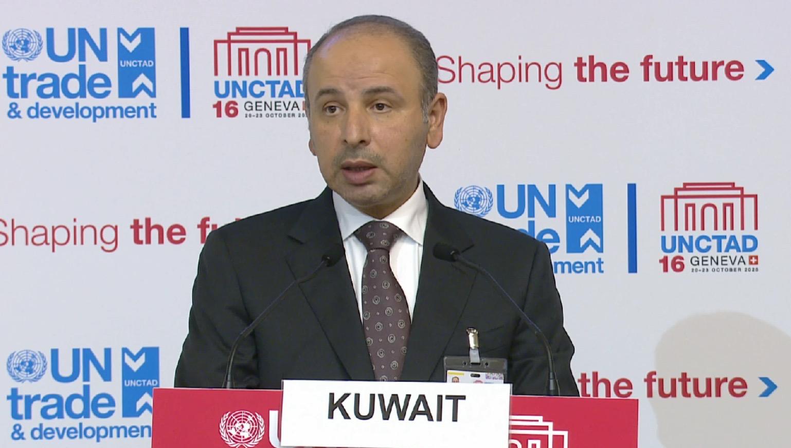 Le représentant permanent de du Koweït auprès des Nations unies et des autres organisations internationales à Genève, l’ambassadeur Nasser Al-Hayen