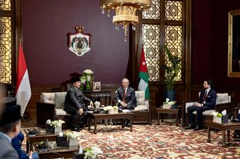 العاهل الأردني يؤكد أهمية الحوار والقنوات الدبلوماسية في خفض التوترات المرتبطة بإيران                                                                                                                                                                     