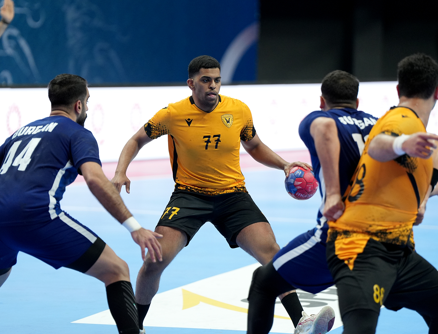 جانب من مباراة برقان والقادسية