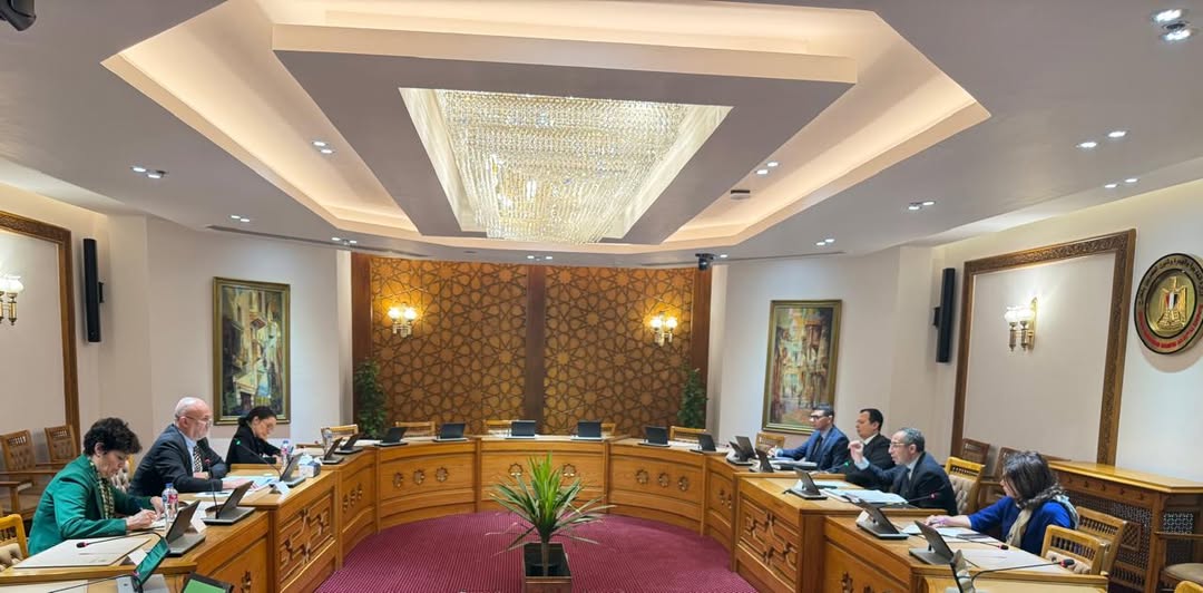 جانب من المشاورات بين مصر والاتحاد الأوروبي بشأن موضوعات نزع السلاح وعدم الانتشار