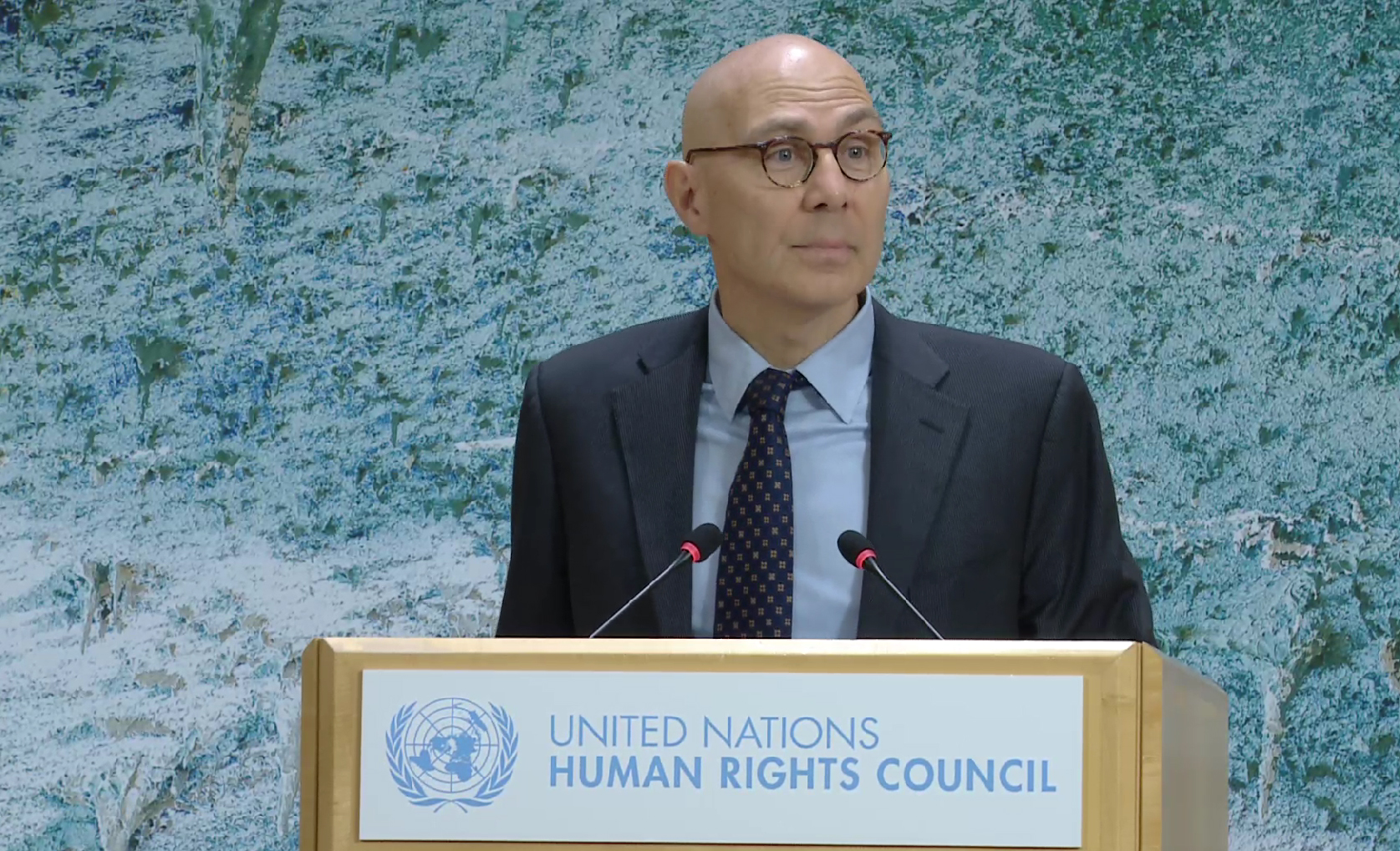 The UN High Commissioner for Human Rights Volker Turk