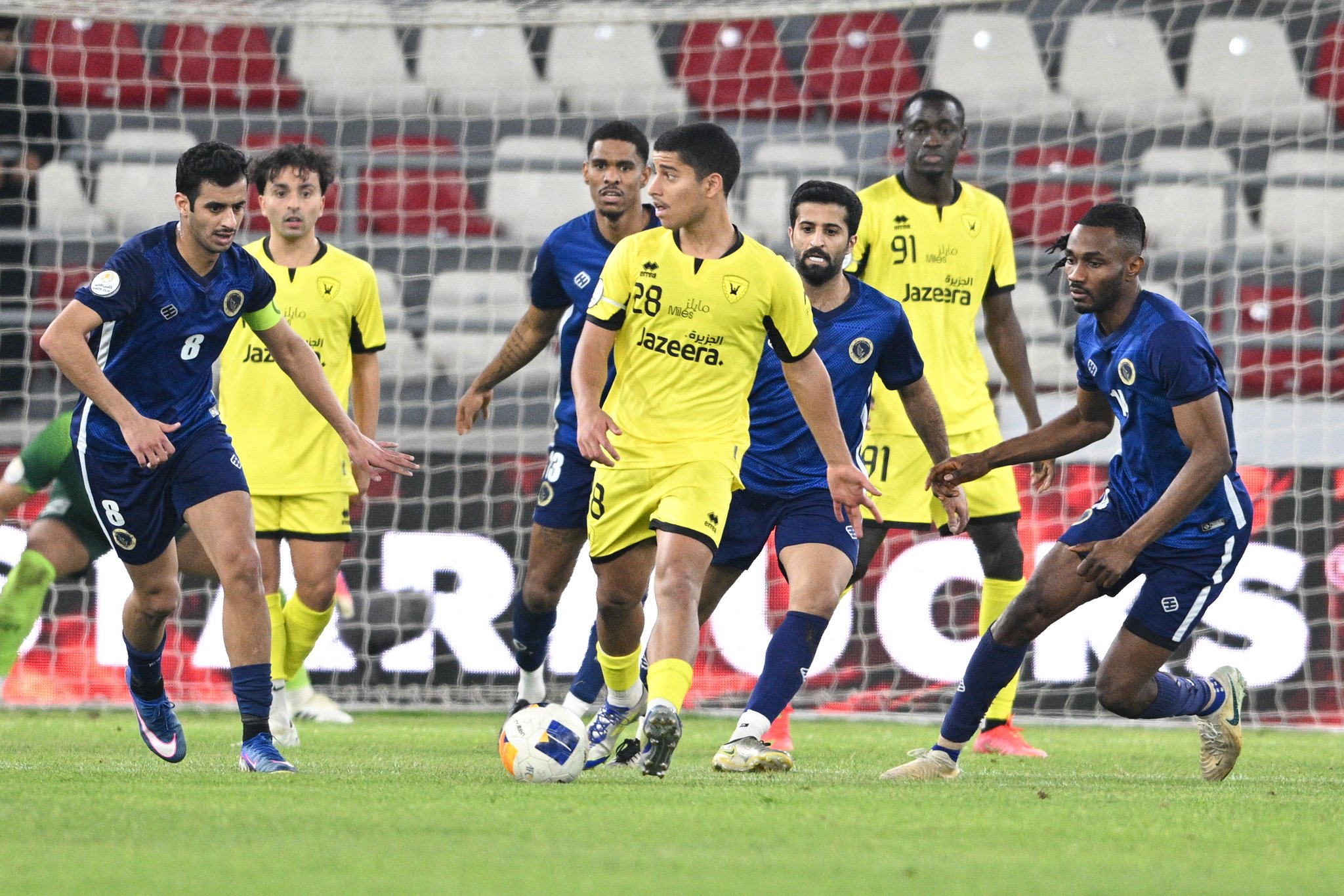 جانب من المباراة