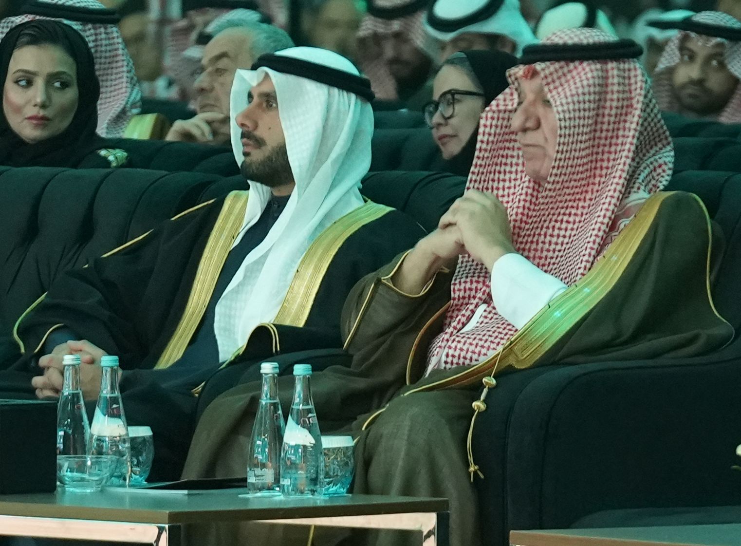 المدير العام لمؤسسة الإنتاج البرامجي المشترك لمجلس التعاون الشيخ مبارك فهد جابر الصباح خلال مشاركته في المنتدى