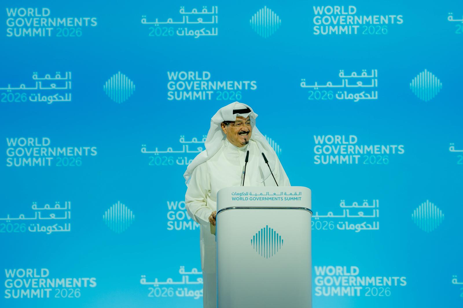سمو رئيس مجلس الوزراء الشيخ أحمد عبدالله الأحمد الصباح خلال كلمته أمام القمة العالمية للحكومات في دبي