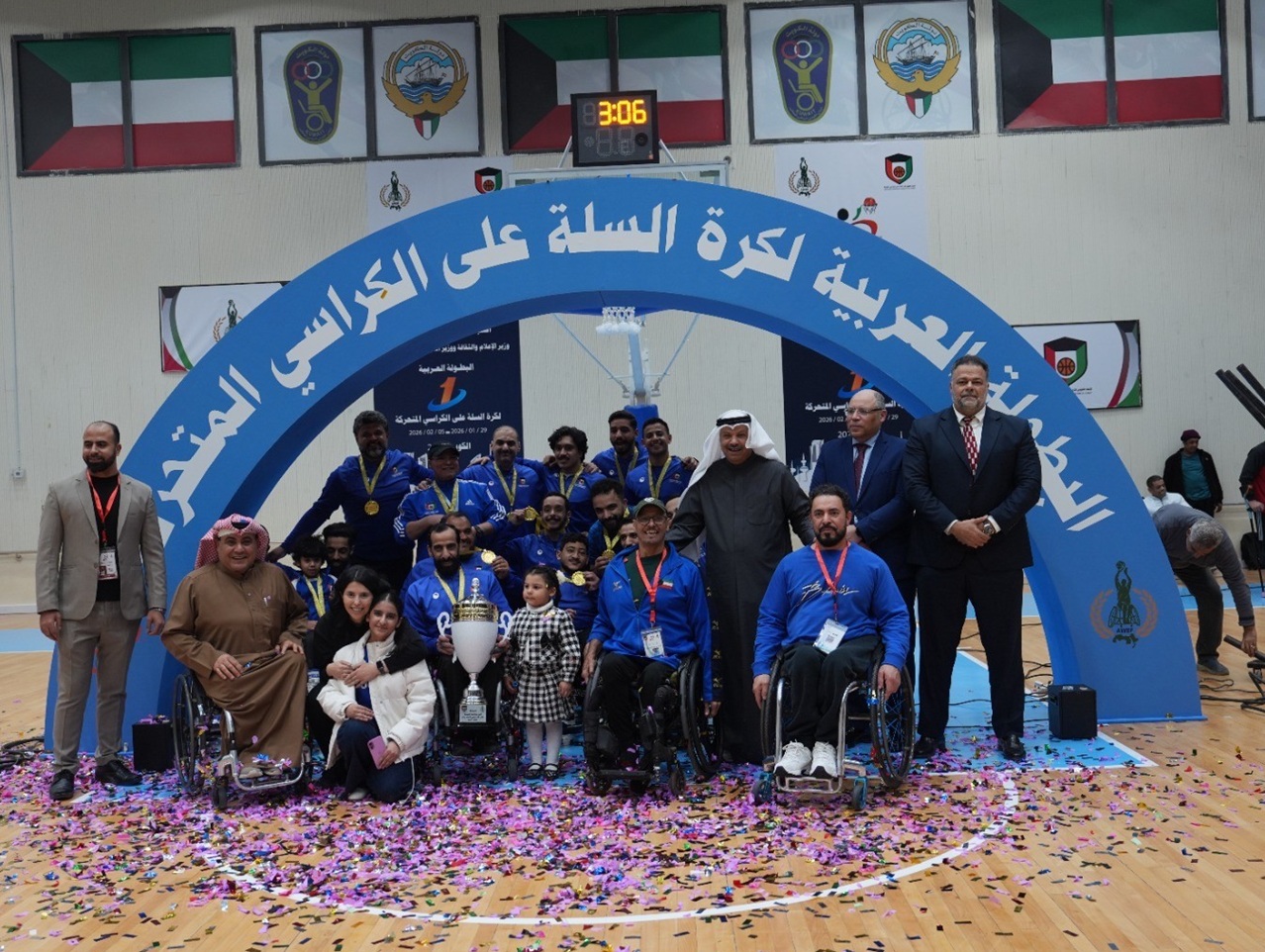 Kuwait beat Egypt in final of Arab Wheelchair Basketball Championship