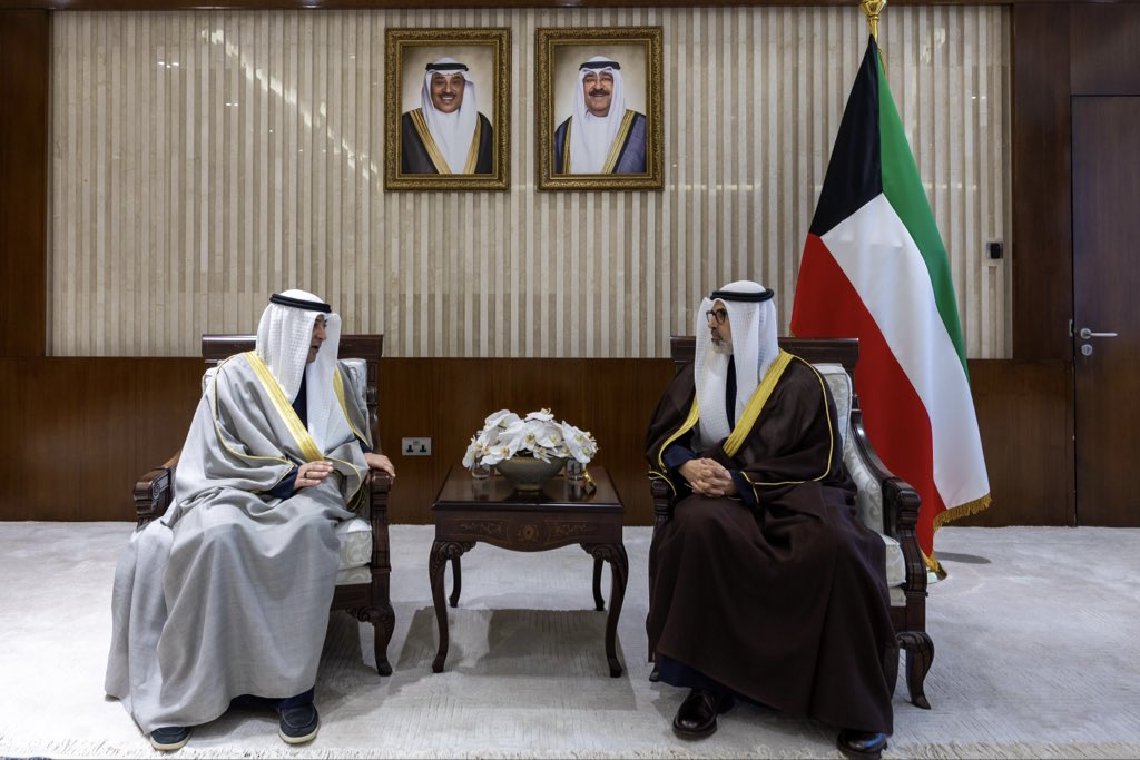 وزير الخارجية الشيخ جراح جابر الأحمد الصباح يستقبل الأمين العام لمجلس التعاون لدول الخليج العربية جاسم البديوي