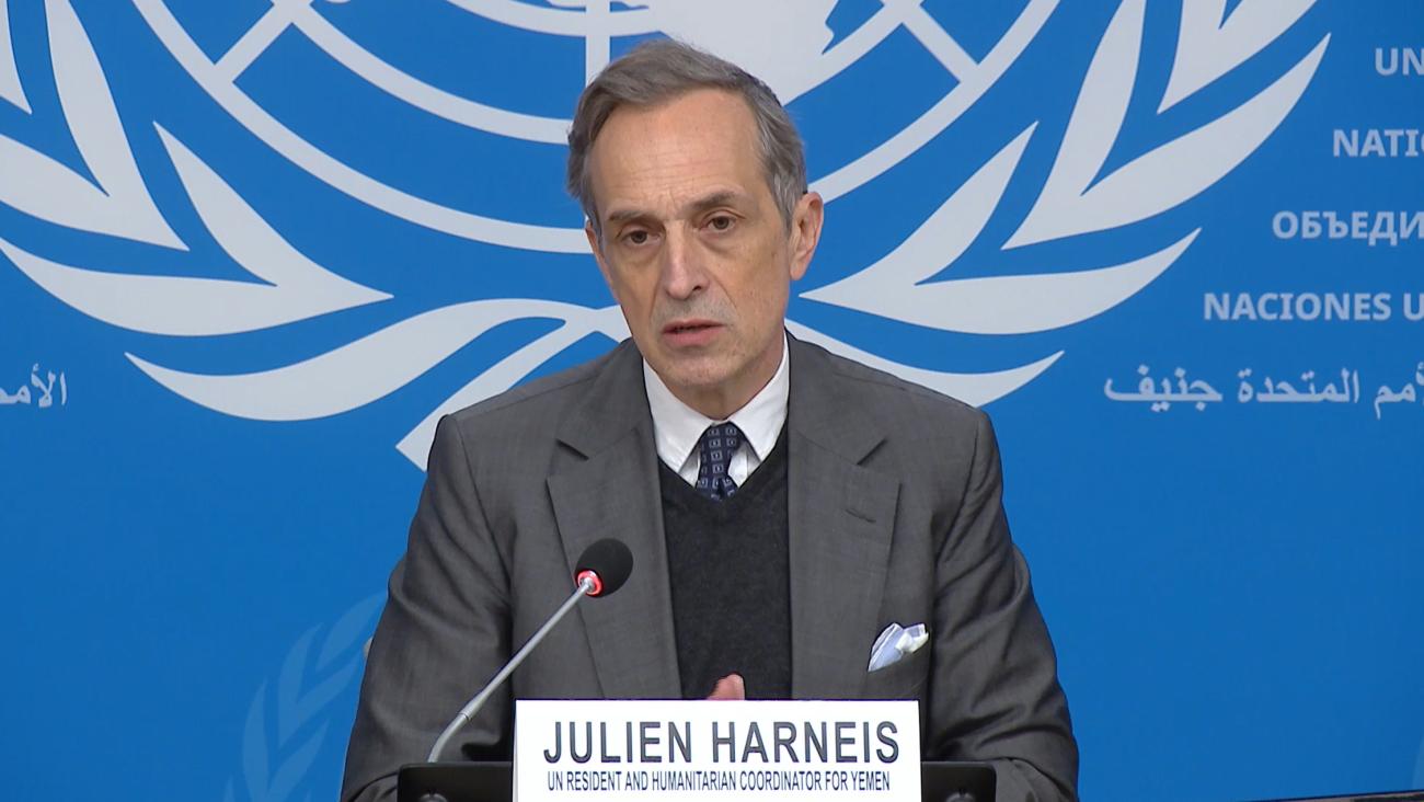 المنسق المقيم للأمم المتحدة في اليمن جوليان هارنيس