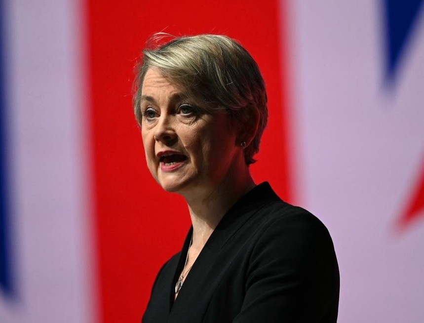 British Foreign Secretary Yvette Cooper