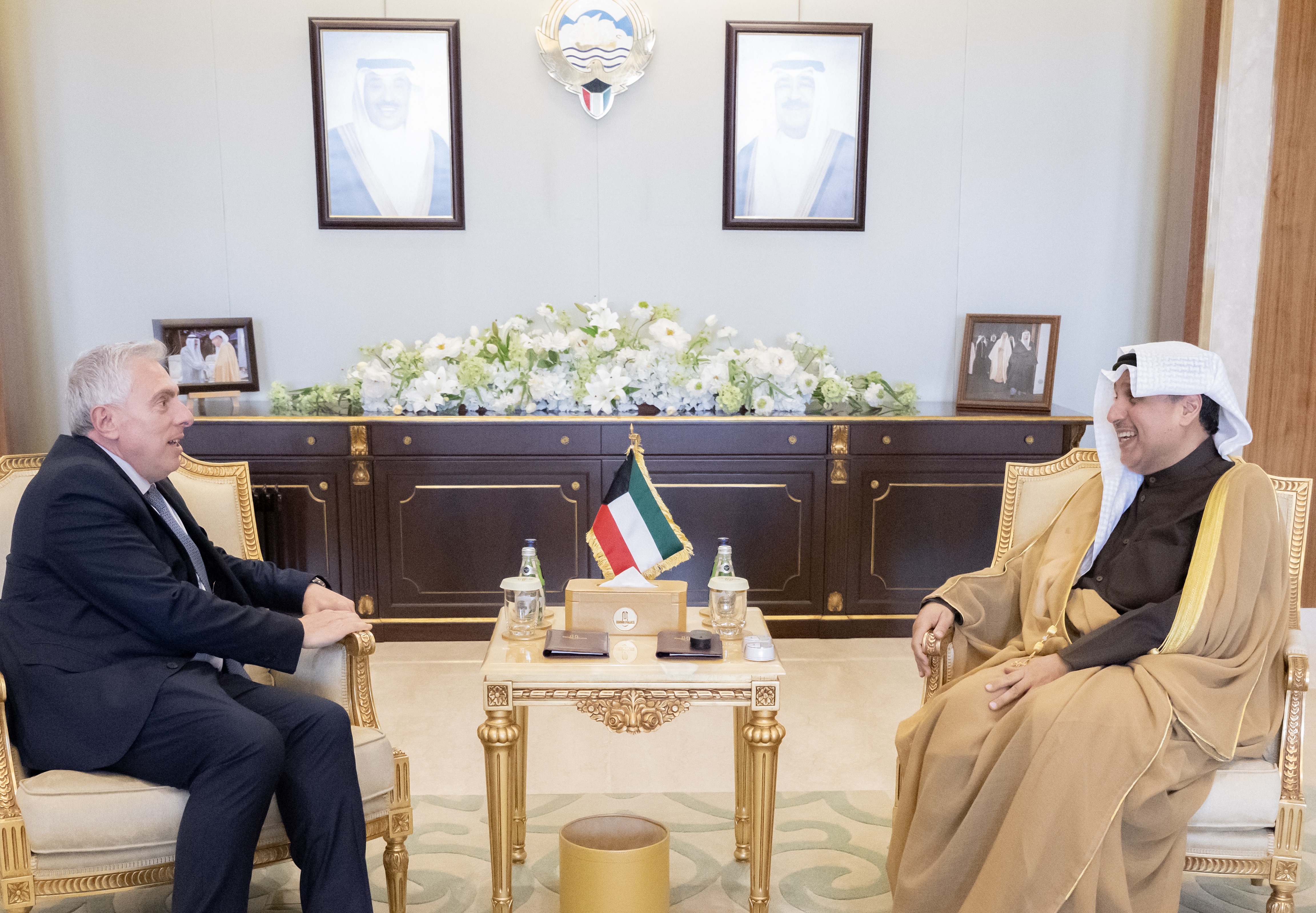 Minister of Amiri Diwan Affairs receives Ambassador of Lebanon to Kuwait