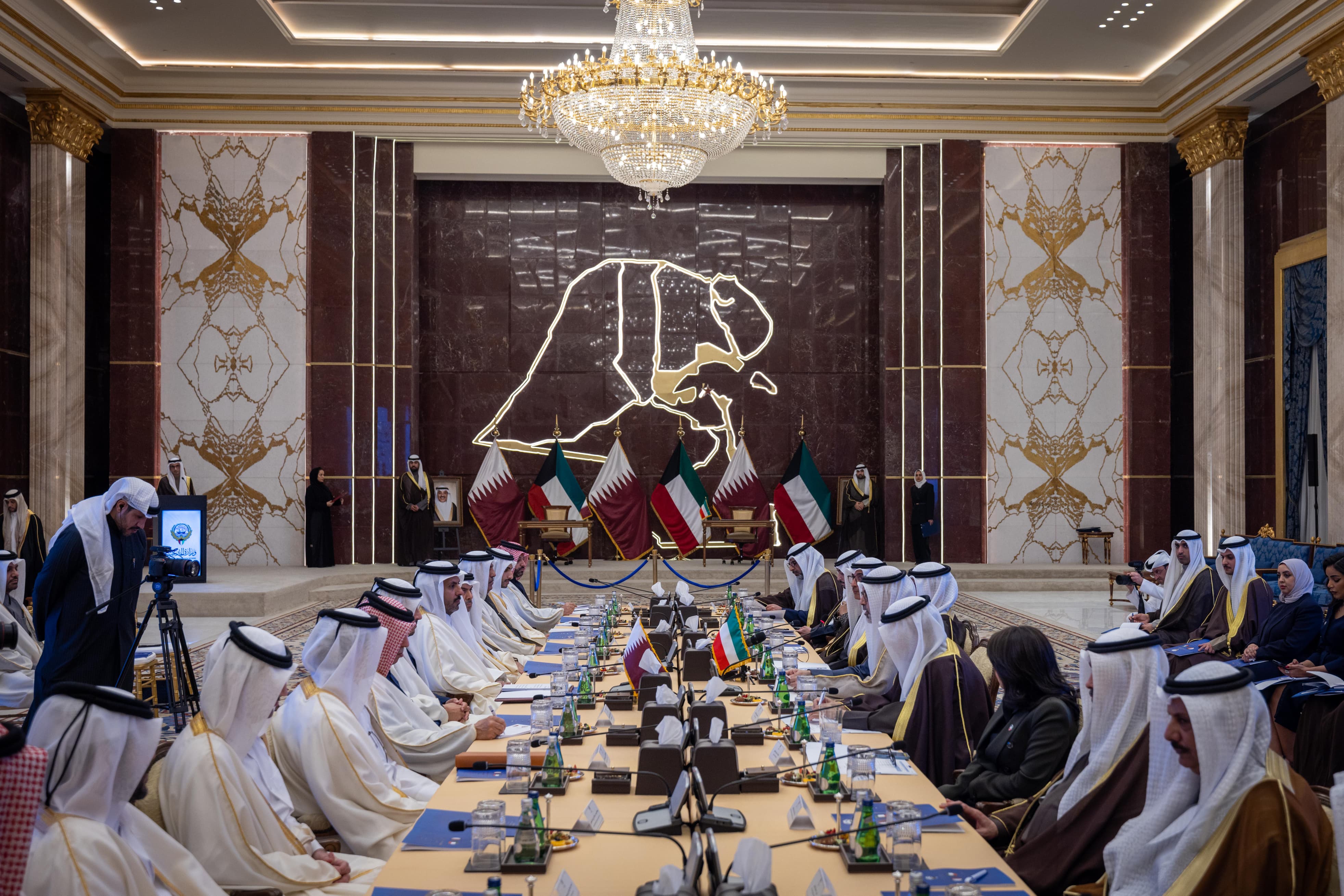 اجتماع الدورة السابعة للجنة العليا المشتركة للتعاون الكويتية - القطرية