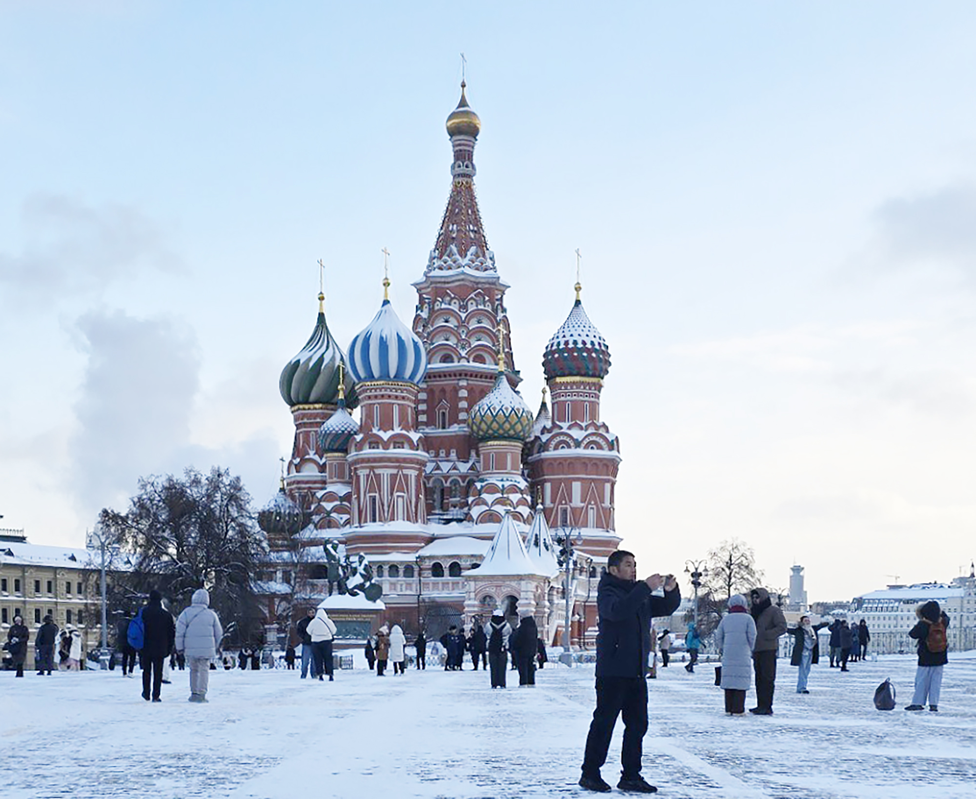  Moscou accueille les visiteurs pendant la saison hivernale