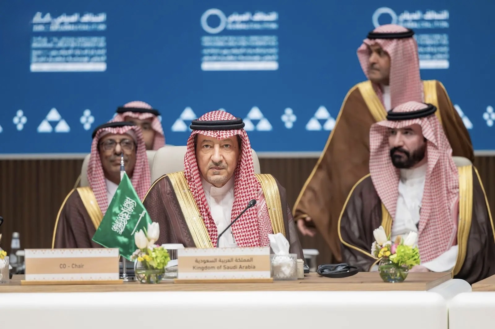 نائب وزير الخارجية السعودي المهندس وليد الخريجي يلقي كلمته