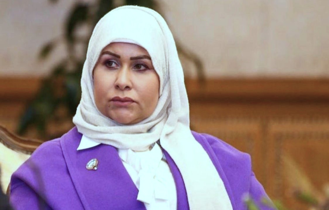 La directrice des relations publiques du ministère du Pétrole, Cheikha Tamadhor Khaled Al-Ahmad Al-Sabah.