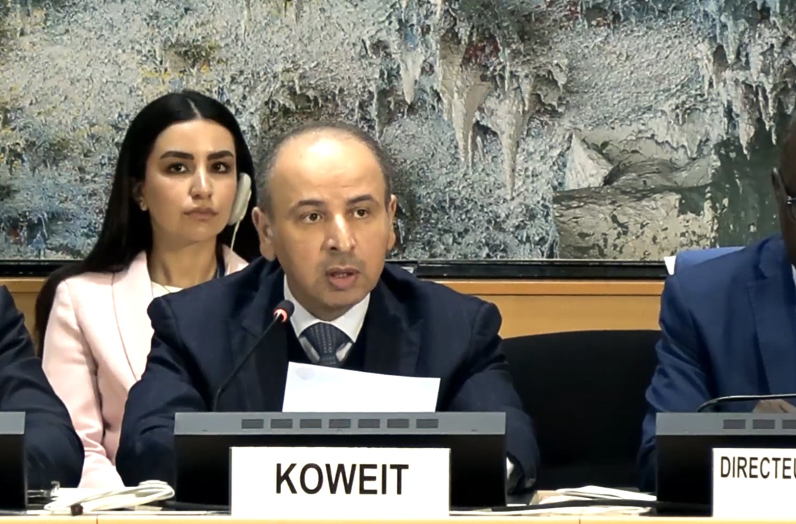 المندوب الدائم لدولة الكويت لدى الأمم المتحدة والمنظمات الدولية الأخرى في جنيف السفير ناصر الهين