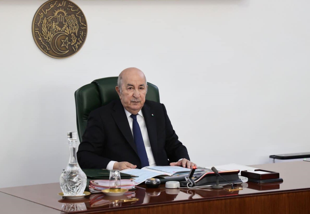 الرئيس الجزائري عبدالمجيد تبون