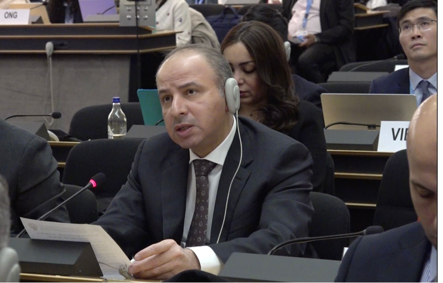 المندوب الدائم لدولة الكويت لدى الأمم المتحدة والمنظمات الدولية الأخرى في جنيف السفير ناصر الهين