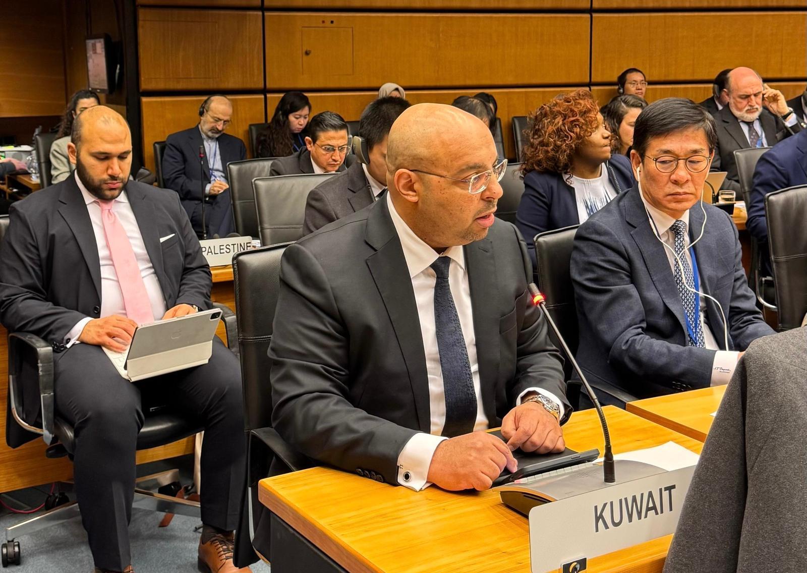 المندوب الدائم لدولة الكويت لدى الامم المتحدة في فيينا السفير طلال الفصام